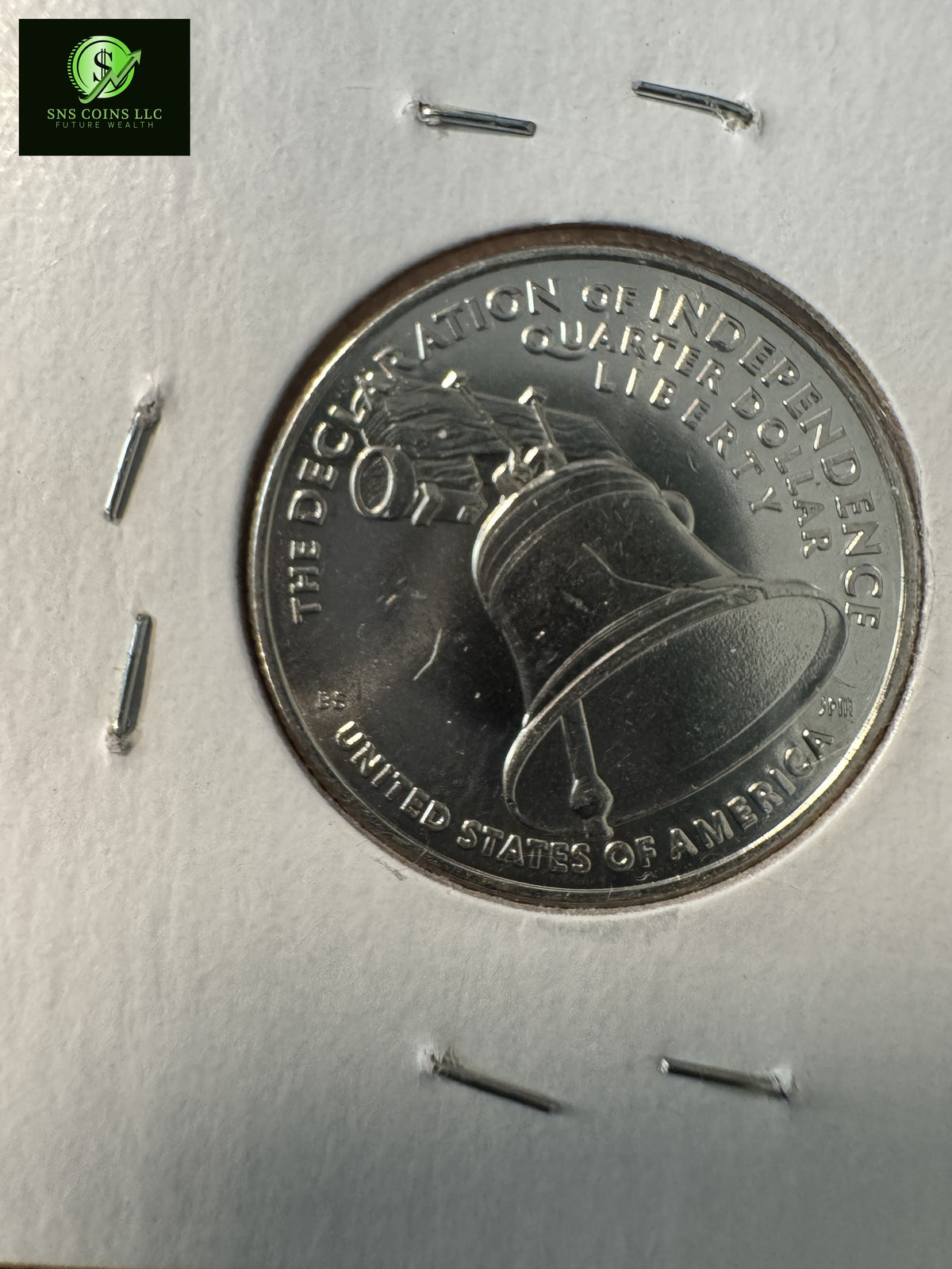 Declaration of Independence July 4th Privy Quarter