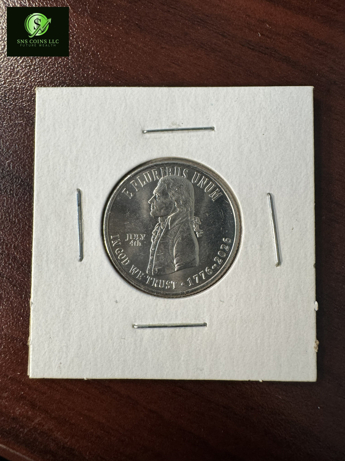 Declaration of Independence July 4th Privy Quarter