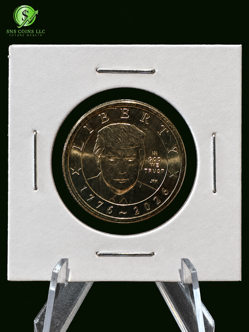 (1) 2026 President Donald J. Trump $1 Coin - Uncirculated