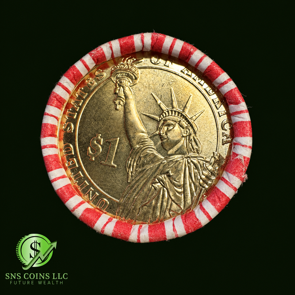(1) Zachary Taylor Presidential Dollar Sealed Roll - 25 Uncirculated Coins